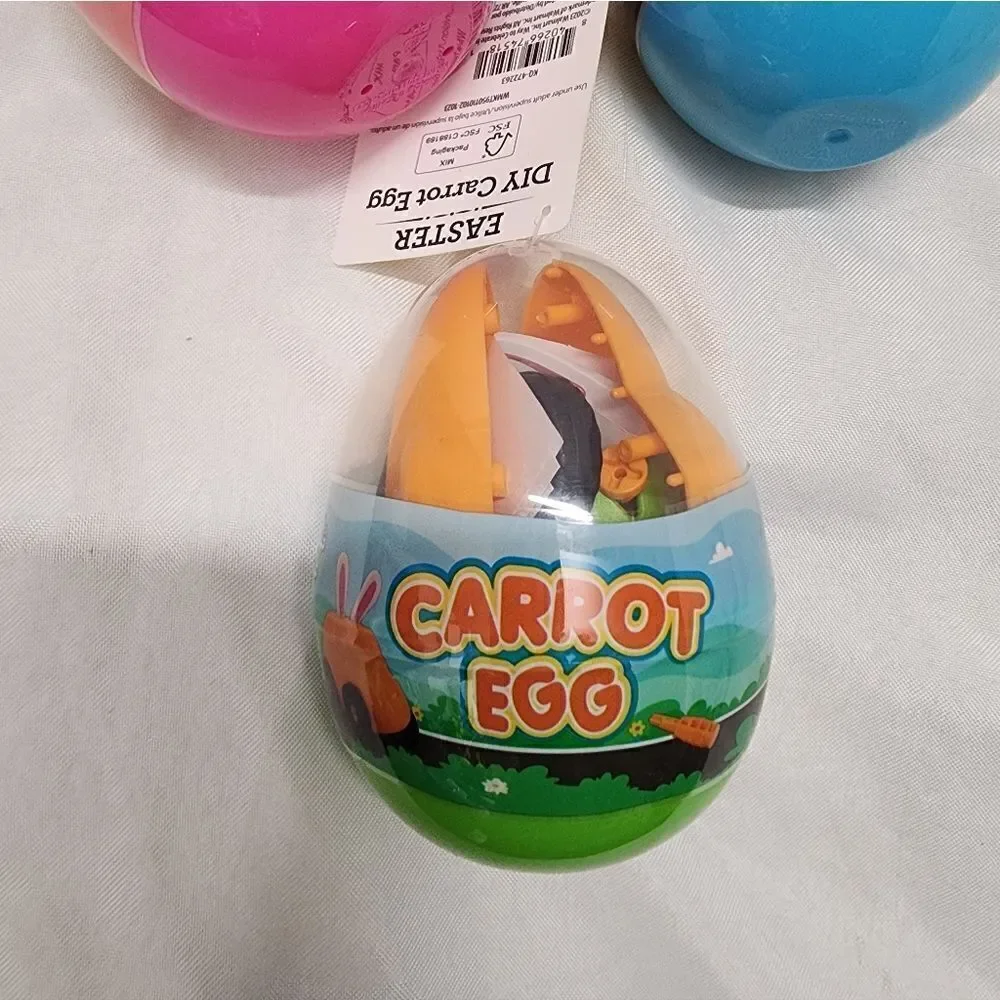 NWT Easter DIY Dinosaur, Bunny & Carrot eggs bundle of five